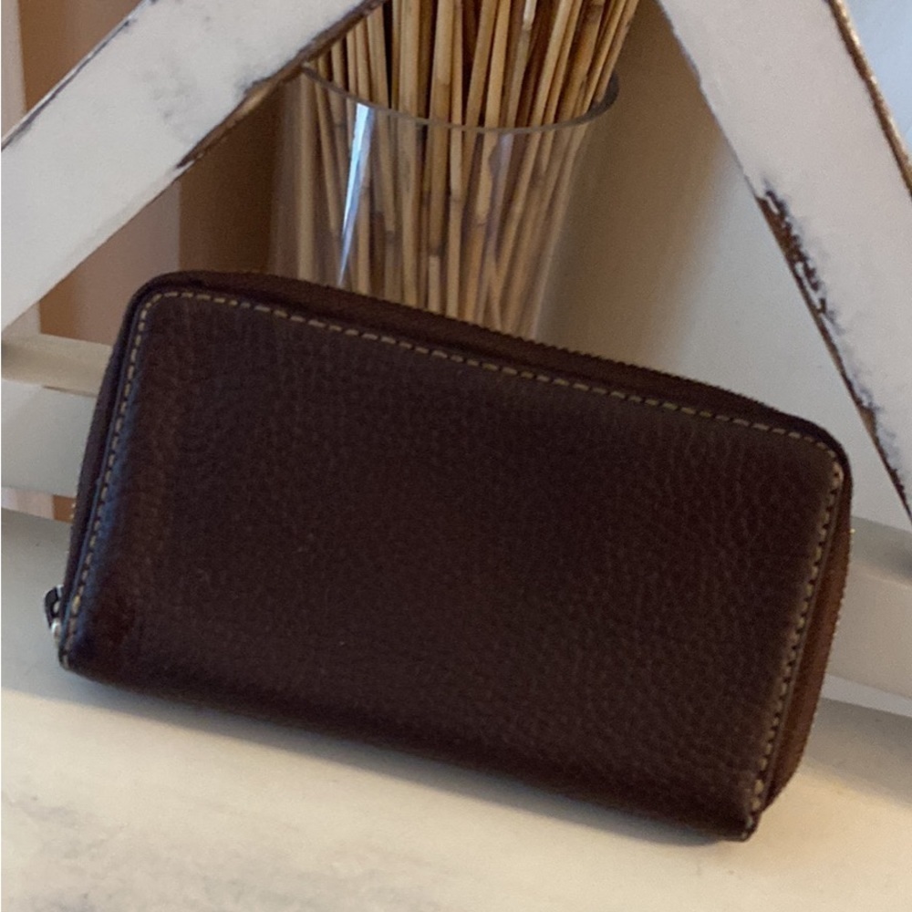 Leather brown Fossil wallet